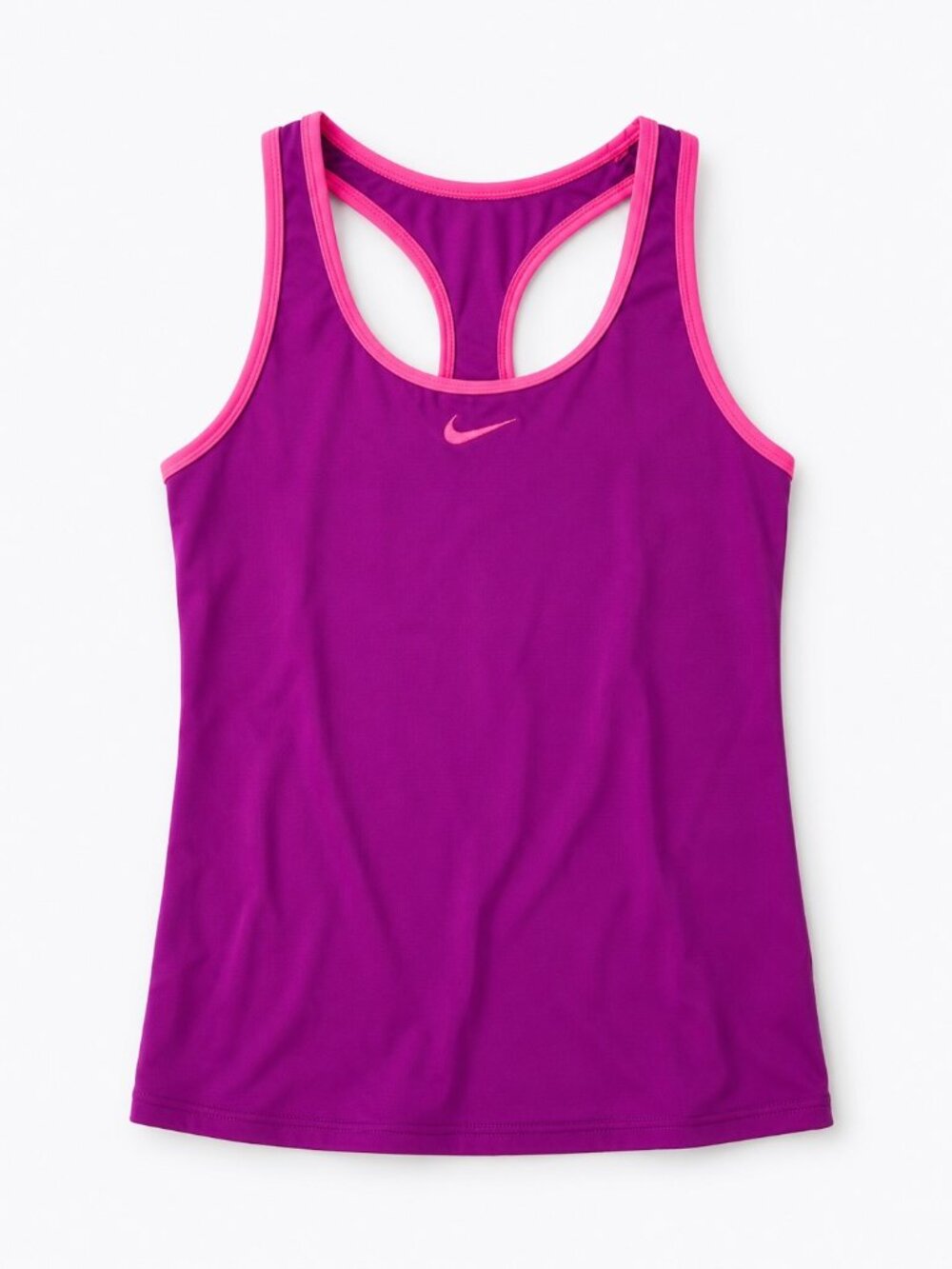 Nike Dri-FIT Girls Racerback Athletic Tank Top Size 12 Purple Pink